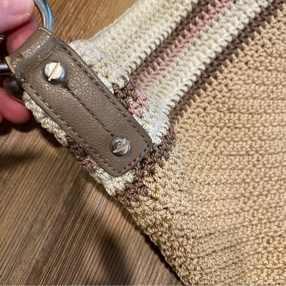 The Sak Tan and Brown Shoulder Bag with Braided Strap - Picture 11 of 14